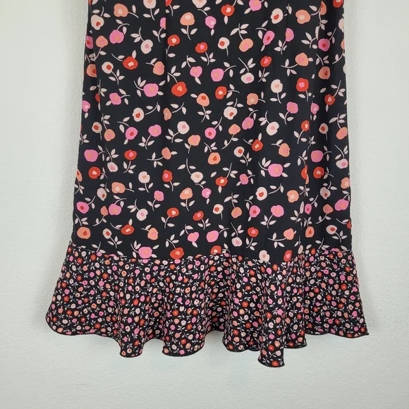 Talbots floral fit and flair dress - Picture 10 of 13